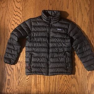 Patagonia Kids Black Puffer Coat M / 10